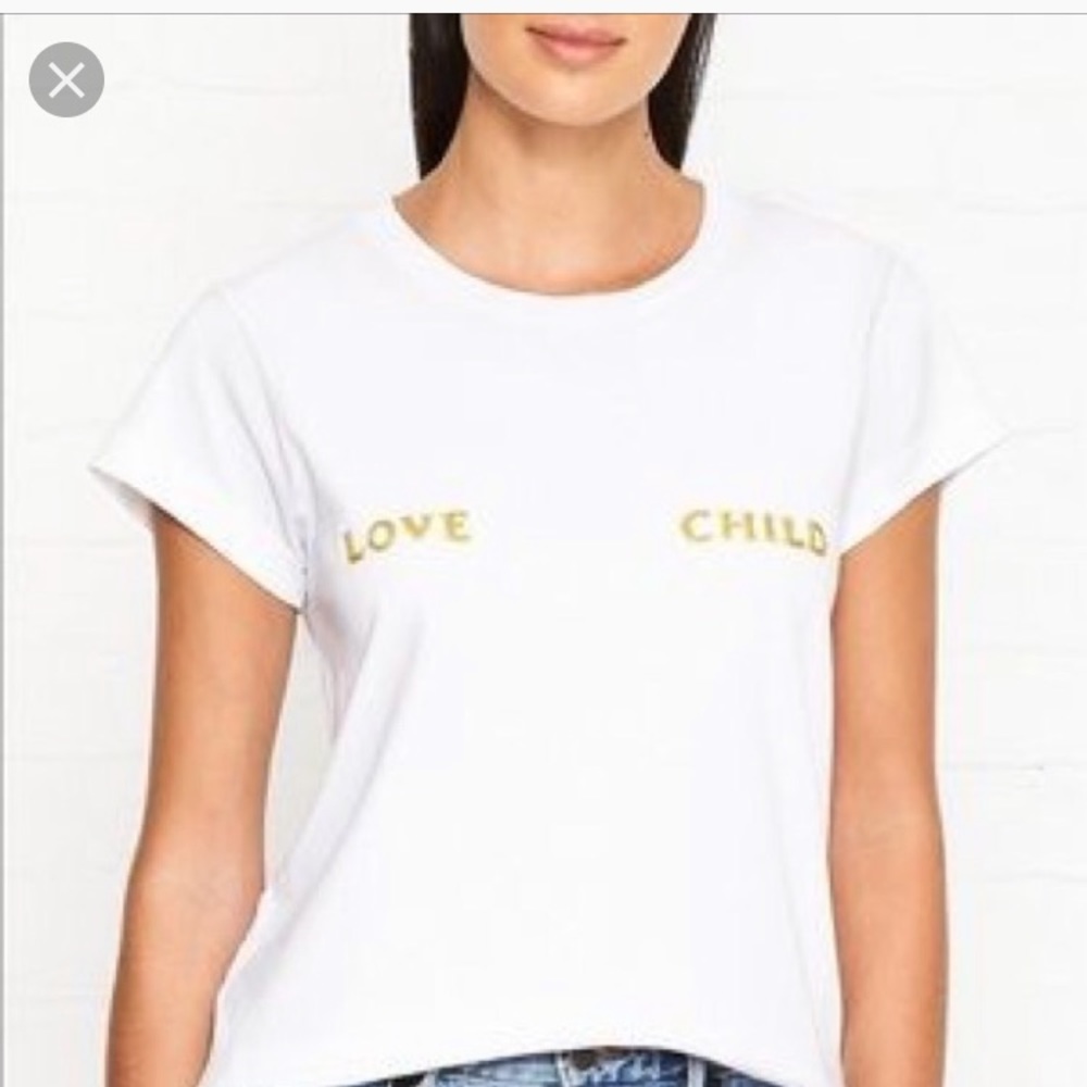 Wildfox LOVE CHILD T-shirt Sz L